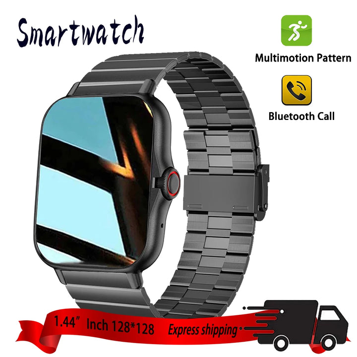 GTS4 Smart Watch Men Women 1.44"  HD 128*128 Sports Fitness Health Monitoring Bluetooth Call Digital Fashion Watches Android Ios