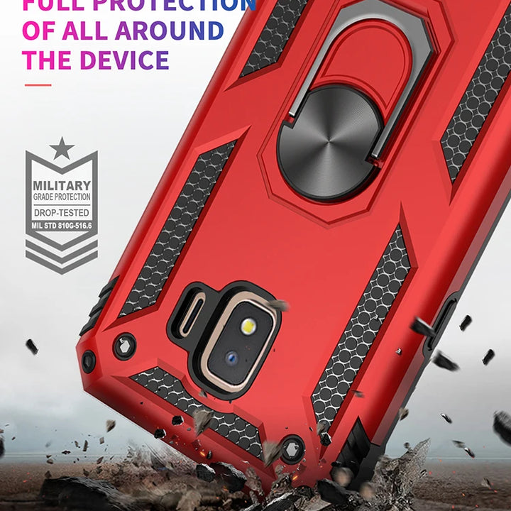 Bracket Rugged Armor Fashion Protection Phone Case For Samsung Galaxy J5 2017 J3 J7 J4 PLUS J6 PRIME J2 CORE PRO 2018 Back Cover