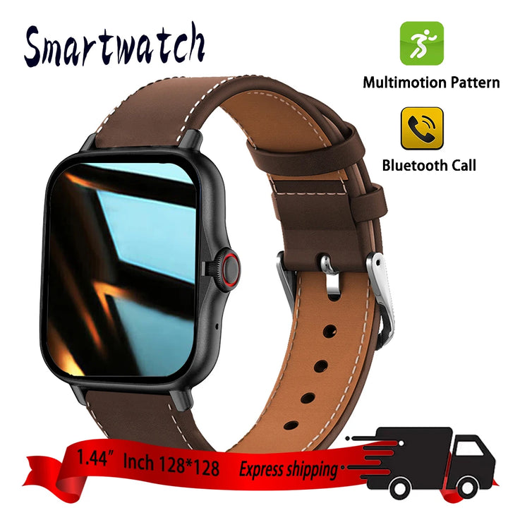 GTS4 Smart Watch Men Women 1.44"  HD 128*128 Sports Fitness Health Monitoring Bluetooth Call Digital Fashion Watches Android Ios