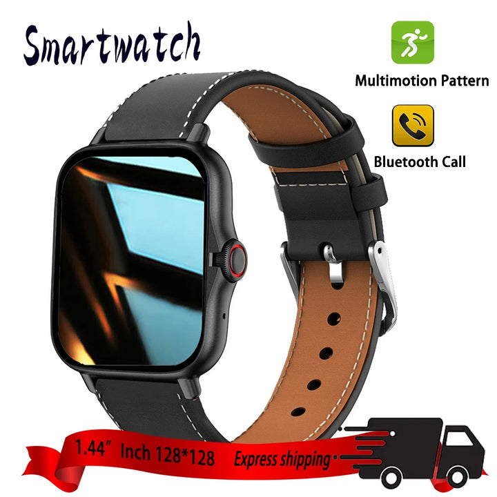 GTS4 Smart Watch Men Women 1.44"  HD 128*128 Sports Fitness Health Monitoring Bluetooth Call Digital Fashion Watches Android Ios