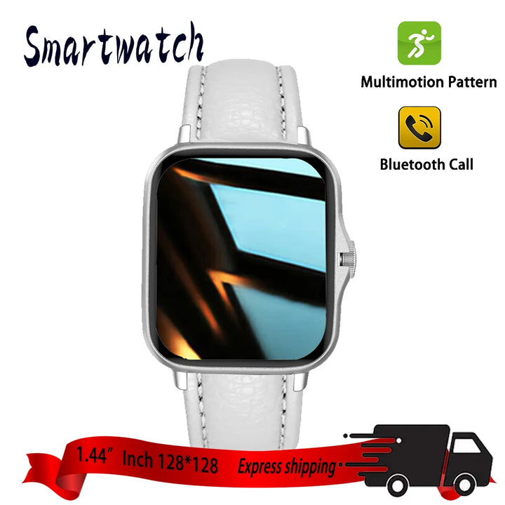 GTS4 Smart Watch Men Women 1.44"  HD 128*128 Sports Fitness Health Monitoring Bluetooth Call Digital Fashion Watches Android Ios