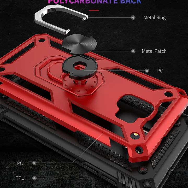 Bracket Rugged Armor Fashion Protection Phone Case For Samsung Galaxy J5 2017 J3 J7 J4 PLUS J6 PRIME J2 CORE PRO 2018 Back Cover