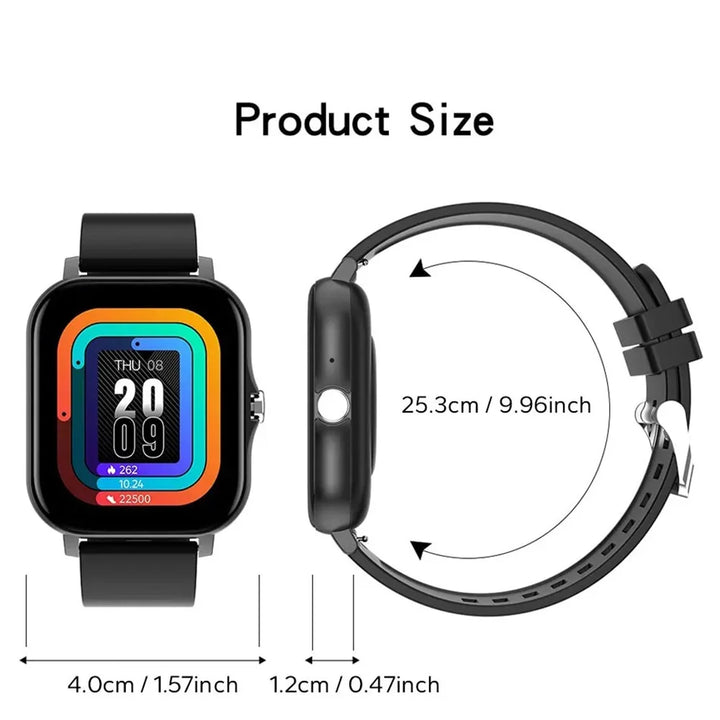 GTS4 Smart Watch Men Women 1.44"  HD 128*128 Sports Fitness Health Monitoring Bluetooth Call Digital Fashion Watches Android Ios