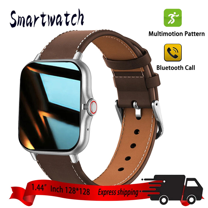 GTS4 Smart Watch Men Women 1.44"  HD 128*128 Sports Fitness Health Monitoring Bluetooth Call Digital Fashion Watches Android Ios